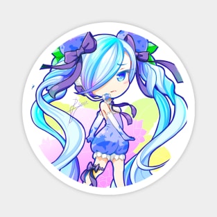 Blueberry Miku Hatsune chibi kawaii Magnet